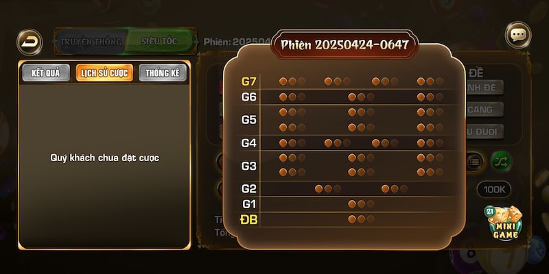 2 phiên bản chọn số thú vị tại 1Winclub