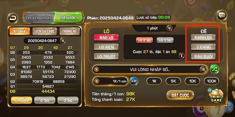 3 hình thức đánh đề nhận thưởng khủng