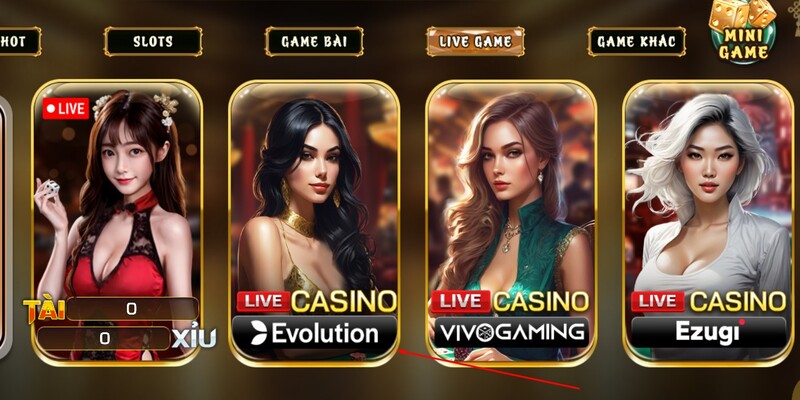 Giao diện đẳng cấp, thông minh giúp thành viên nhập cuộc nhanh