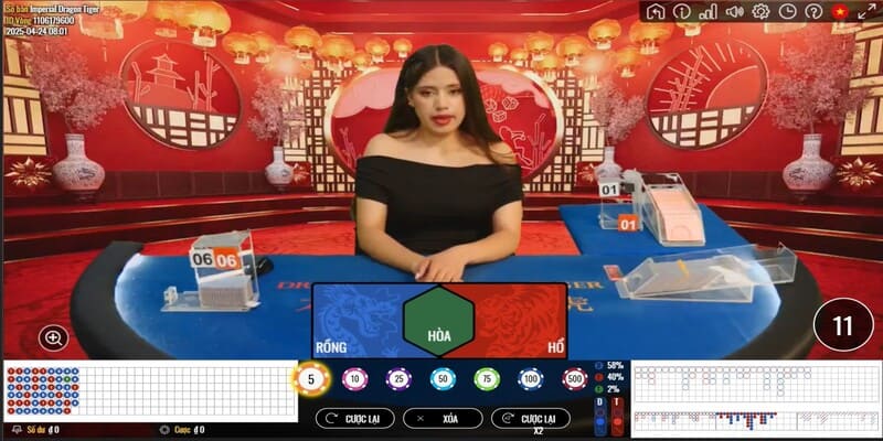 Rồng hổ - Trò chơi chất lượng nhận thưởng liền tay