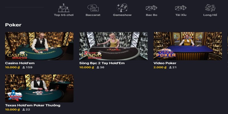 Đôi nét thông tin giới thiệu qua về tựa game Texas Poker