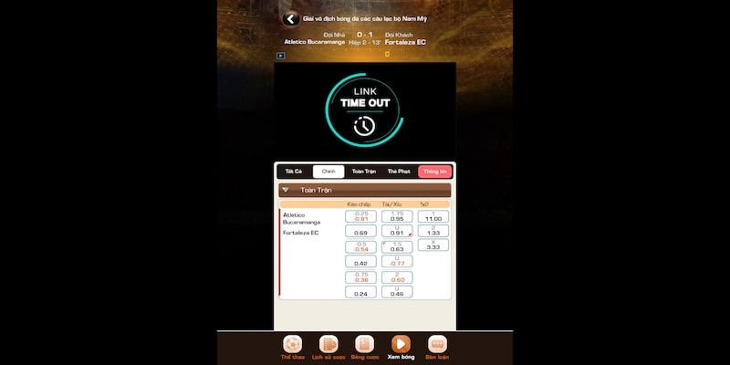 Theo dõi trực tiếp các trận bóng đá kịch tính