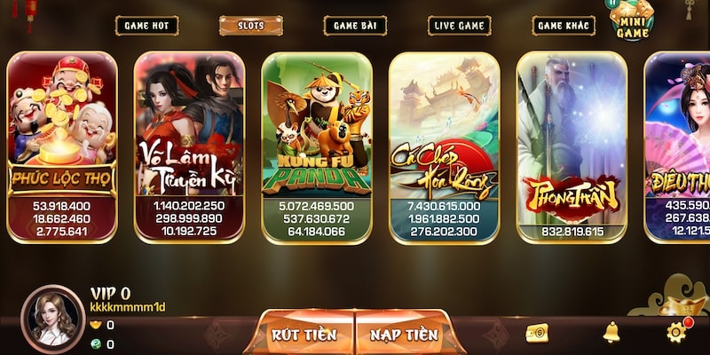 Thông tin về game slot 1Winclub